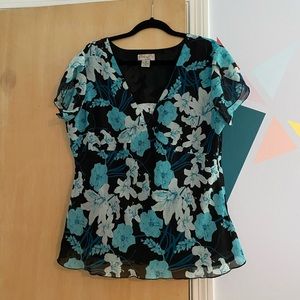 Clothing Co by Notations Floral Blouse